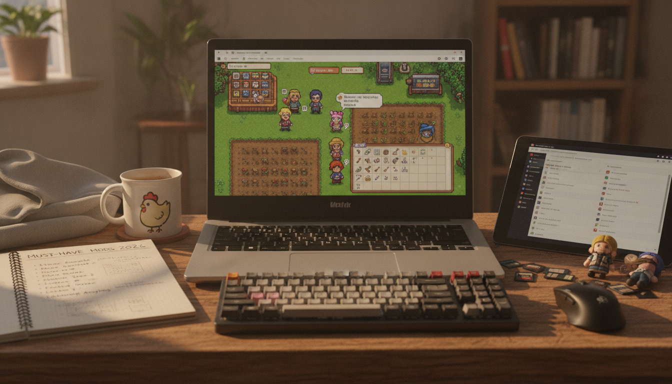 découvrez les mods indispensables de stardew valley pour 2026 et améliorez votre expérience de jeu avec notre sélection des meilleurs mods incontournables.