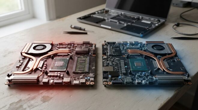 amd ryzen 7 260 ou intel core i7-13620h : comparez leurs performances, leur efficacité énergétique et leurs capacités en jeu pour choisir le processeur adapté à vos besoins.